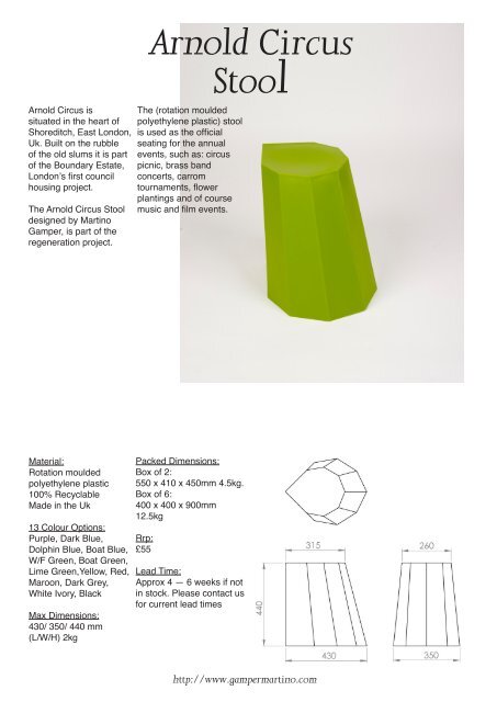 【専用】 Arnold Circus Stool Martino Gamper Arnold Circus Stools by Martino Gamper, USA – Little King