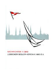 ist dieses Jahr unser LSV- Kinder - Lübecker Segler Verein