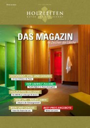 Das Magazin - Winter 2011/2012 - Hotel Holzleiten