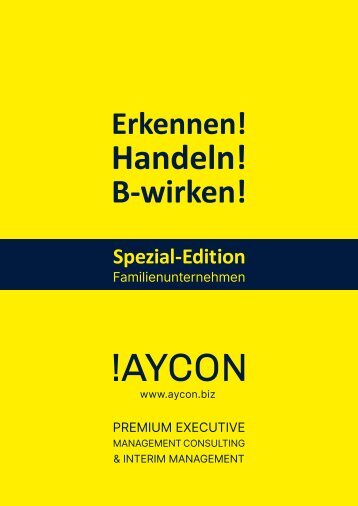 AYCON EDITION 4 2023 Spezial-Edition-Familienunternehmen
