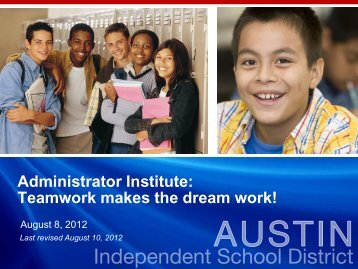 Elementary School Leaders! - Austin ISD