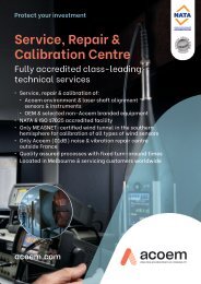 Acoem Service, Repair & Calibration Centre A1 poster 20221007