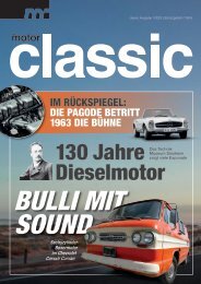 der motor classic 2023 – Das Classic- & Oldtimermagazin – Kommunikation für die Branche