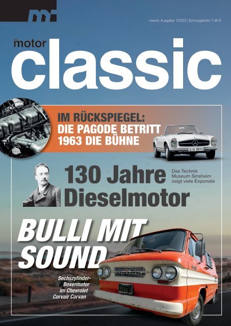 der motor classic 2023 – Das Classic- & Oldtimermagazin – Kommunikation für die Branche