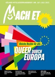 Mach Et 267: Queer durch Europa