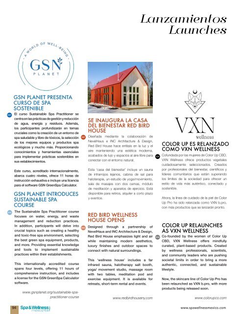 Spa & Wellness MexiCaribe 50, Verano 2023