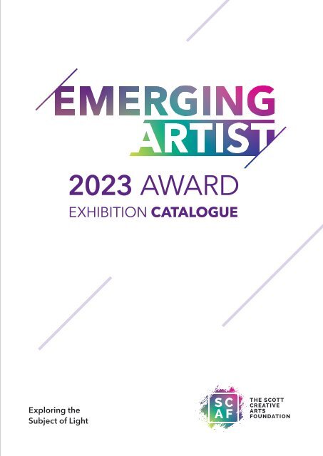 SCAF Emerging Artists 2023 Exhibition Catalogue