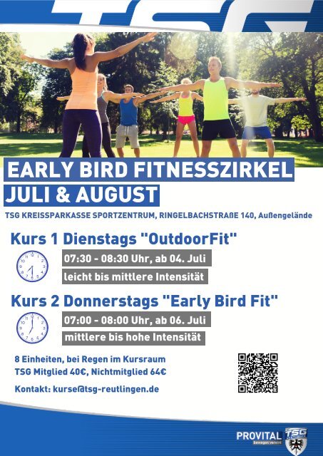 TSG REUTLINGEN Fitness Zirkel Early Bird 