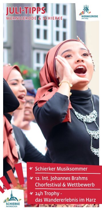 Wernigerode & Schierke Juli Tipps 2023