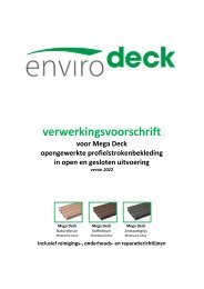 Envirodeck verwerkingsvoorschrift Mega 2022