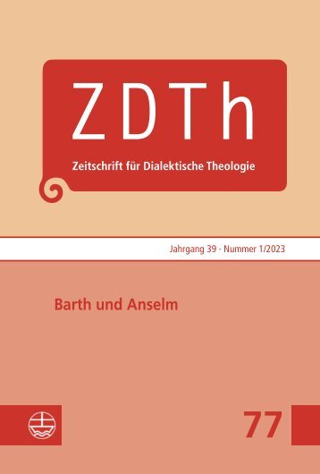 Georg Plasger (Hrsg.): Barth und Anselm (Leseprobe)