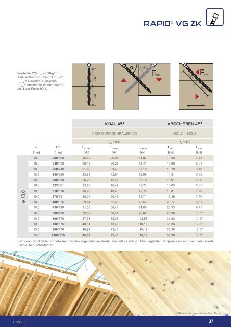 Lösungen für den Holzbau