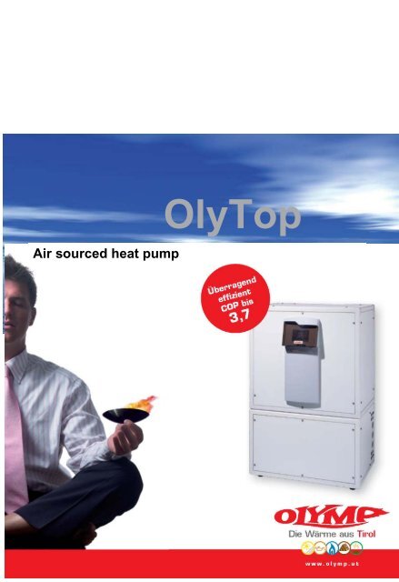 Olymp OlyTop air sourced heat pump - HELS