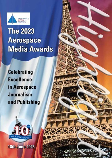 2023 Aerospace Media Awards Paris - Awards brochure