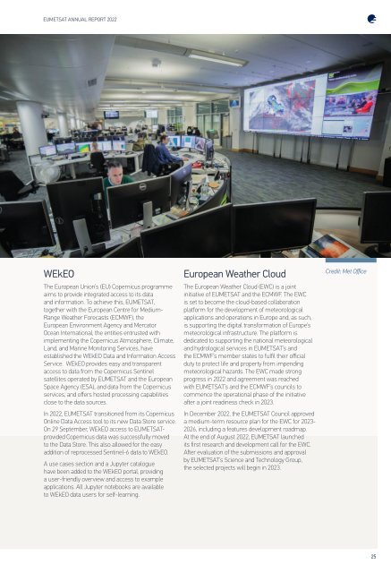 EUMETSAT Annual Report 2022