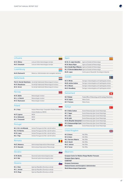 EUMETSAT Annual Report 2022