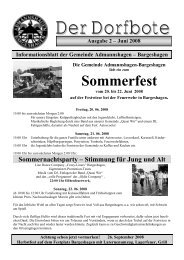 Sommerfest - Admannshagen-Bargeshagen