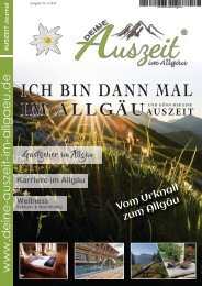 AUSZEIT Allgäu Magazin Ausgabe Nr. 1/2023