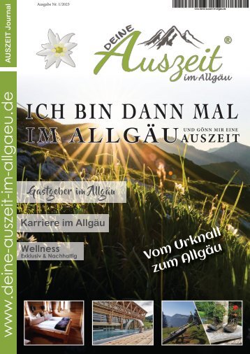 AUSZEIT Magazin Ausgabe Nr. 1/2023