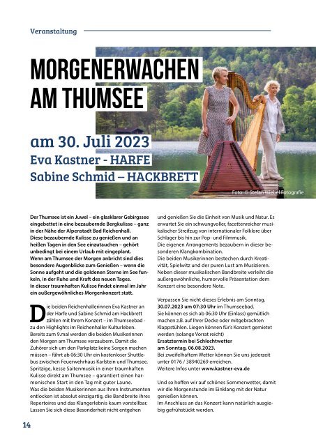 GO Bad Reichenhall Magazin | Juli 2023