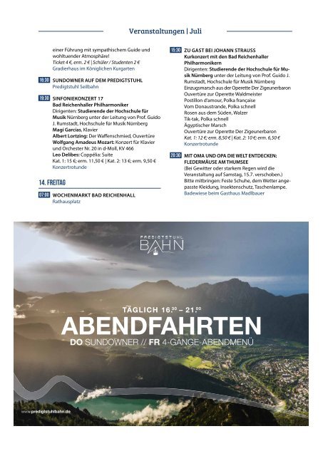 GO Bad Reichenhall Magazin | Juli 2023