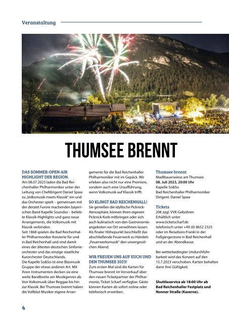 GO Bad Reichenhall Magazin | Juli 2023