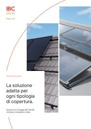 Soluzioni di montaggio IBC SOLAR inclinate e complanari al tetto