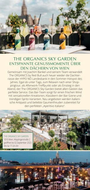 Servus in Wien - Juli 2023 - Sonderausgabe Schweizerhaus mit Schanigarten-Guide 2023