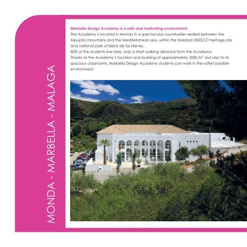 Marbella Design Academy brochure 2023 - 2024