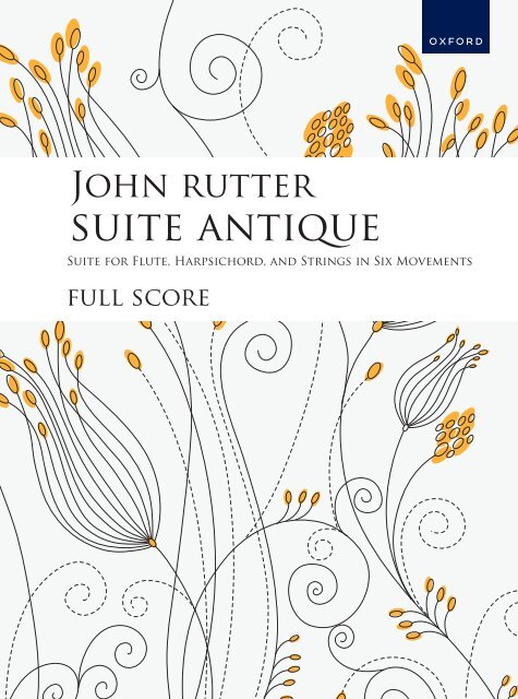 John Rutter - Suite Antique