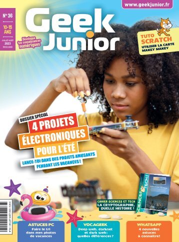 Geek Junior N°36 - juillet-aout 2023