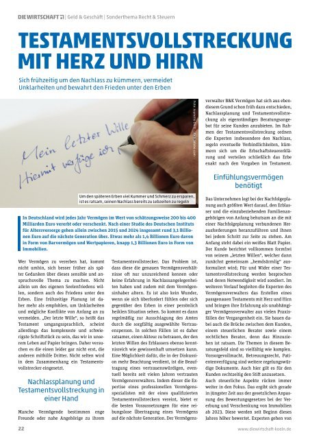 Die Wirtschaft Köln - Ausgabe 04 / 23 