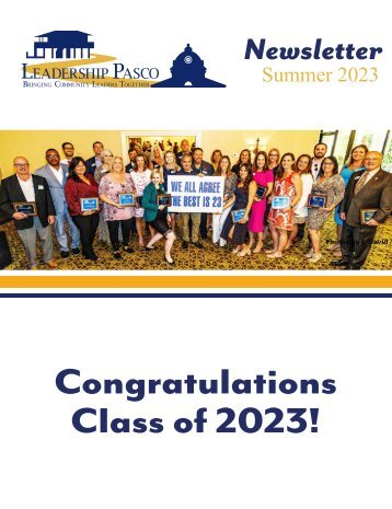 Leadership Pasco Newsletter - Summer 2023