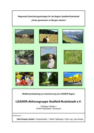 LEADER-Aktionsgruppe Saalfeld-Rudolstadt e.V. - Regionale ...