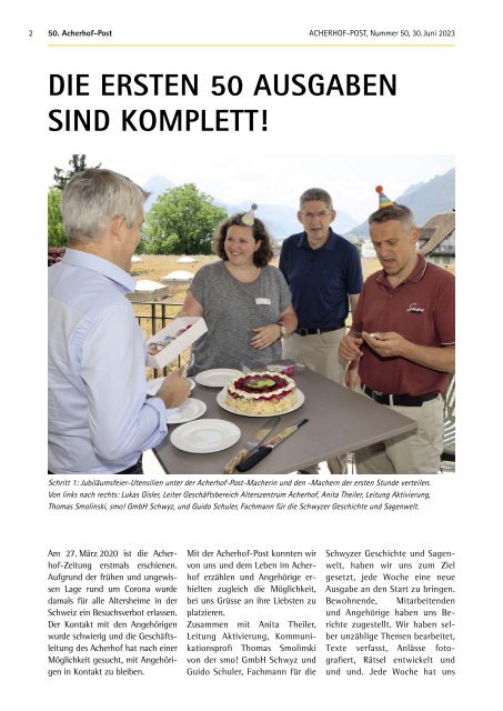 Acherhof-Post Nr. 50 | 30. Juni 2023