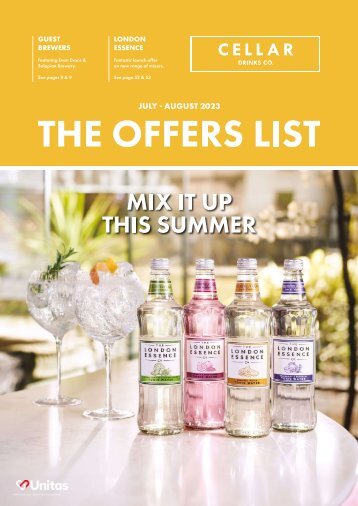 Cellar Drinks Co. The Offers List: July - August 2023