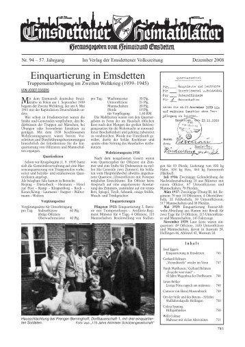 Hilligenhüüskes - Heimatbund Emsdetten eV