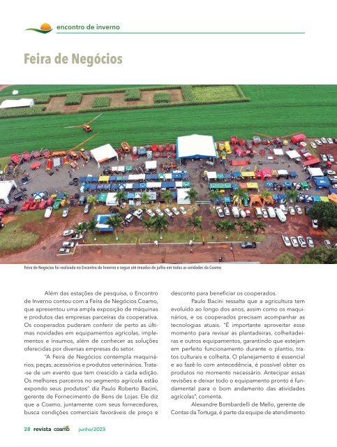 Revista Coamo Edição de Junho de 2023