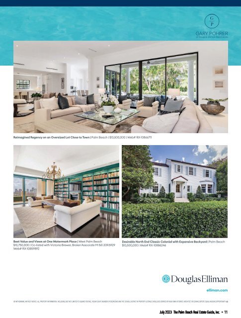 Palm Beach Real Estate Guide JULY 2023