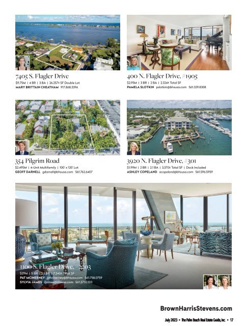 Palm Beach Real Estate Guide JULY 2023