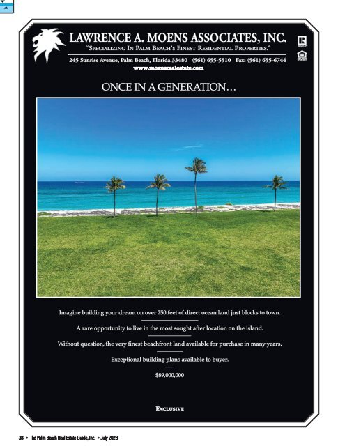 Palm Beach Real Estate Guide JULY 2023