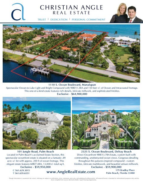 Palm Beach Real Estate Guide JULY 2023