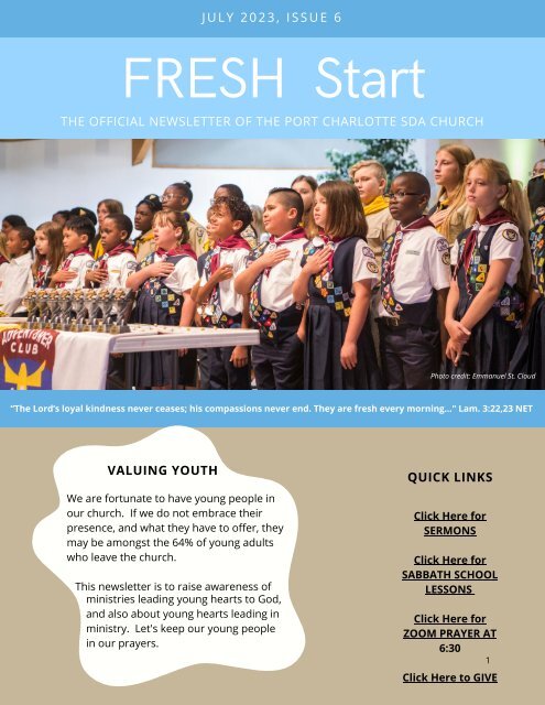 July 2023 FRESH Start