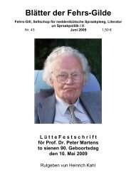 Prof. Dr. Peter Martens in de Jury för - Fehrs-Gilde - Verein zur ...