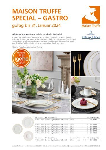 Maison Truffe Gastro-Special 