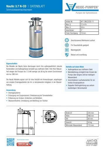 HCP Nautic 3.7 N-CD