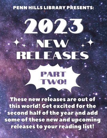 2023 NEW RELEASES PART TWO