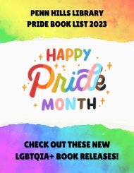 PRIDE 2023 BOOK LIST 