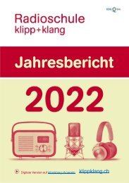 Jahresbericht klipp+klang 2022