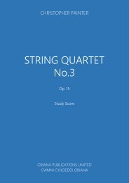 CHRISTOPHER PAINTER - String Quartet No3 [FINAL]